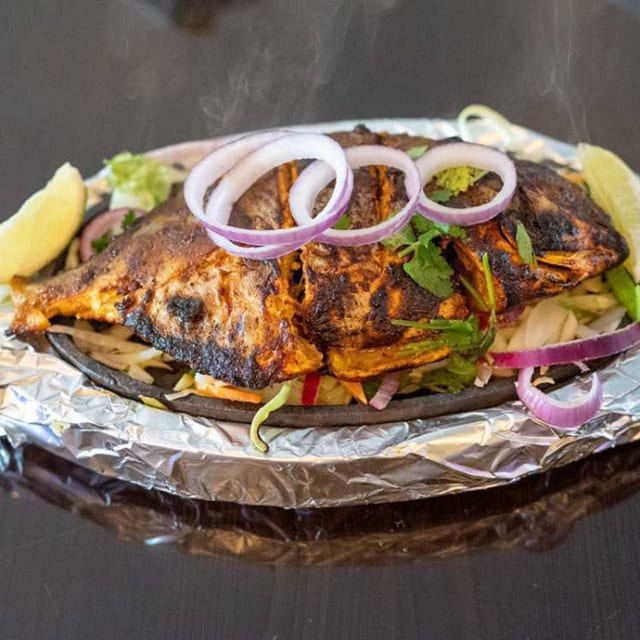 Tandoori Whole Fish (Golden Pompano 600 grams Large Size).